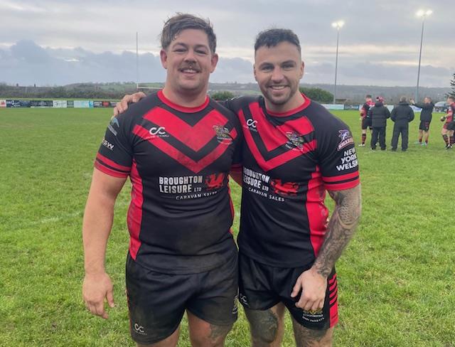 Tenby try scorers Dom Colman and Liam Price. Picture Fraser Watson Tenby try scorers Dom Colman and Liam Price. Picture Fraser Watson